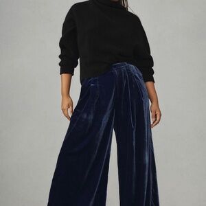Anthropologie Maeve Velvet Avery Trousers
